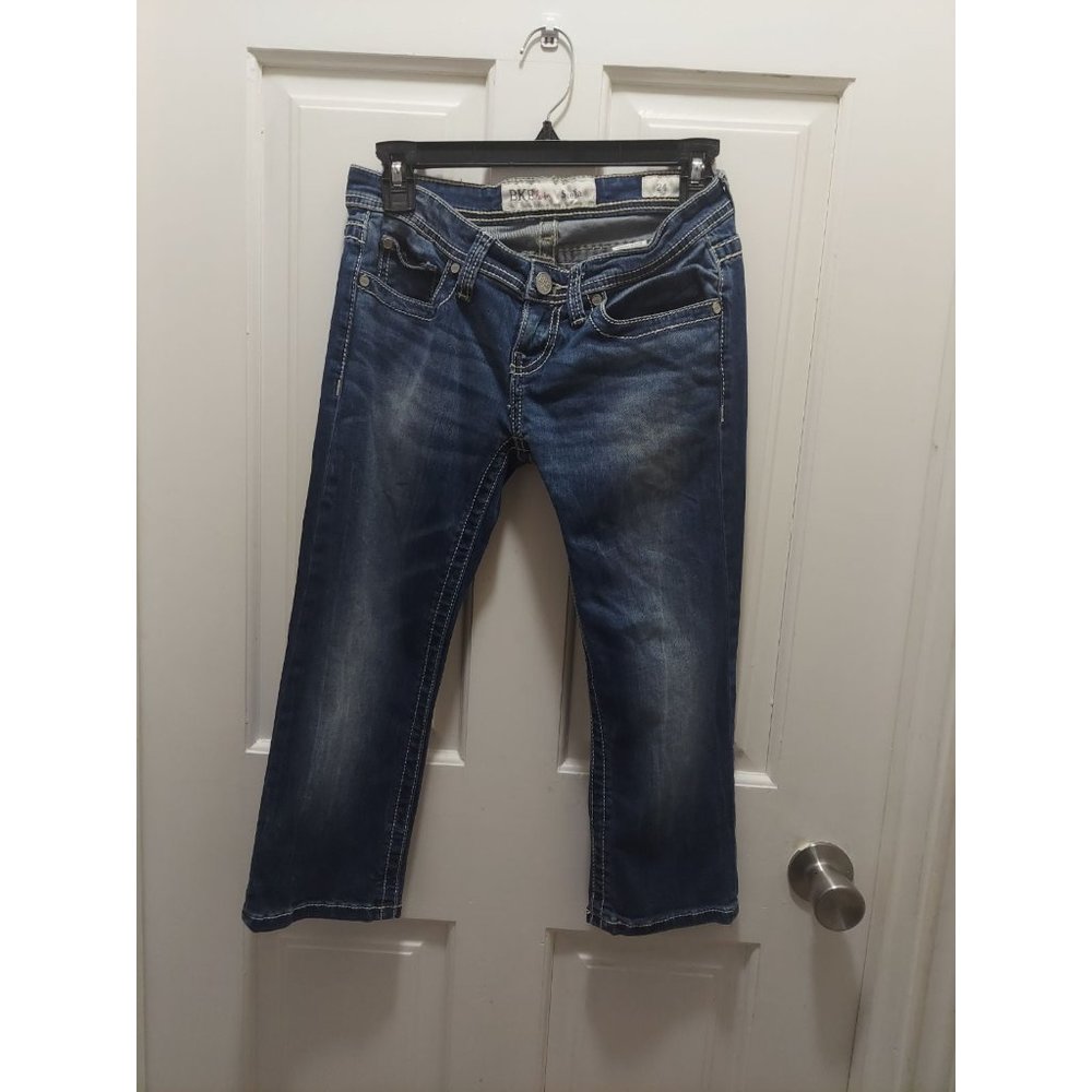 BKE women's blue sz 24 crop Stella denim jeans